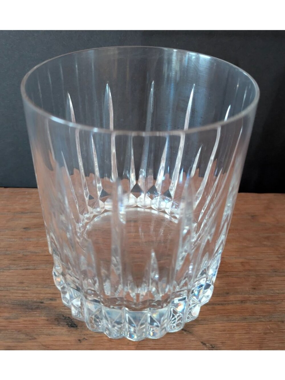 Carico Elegante Old Fashioned Cut Crystal Glass